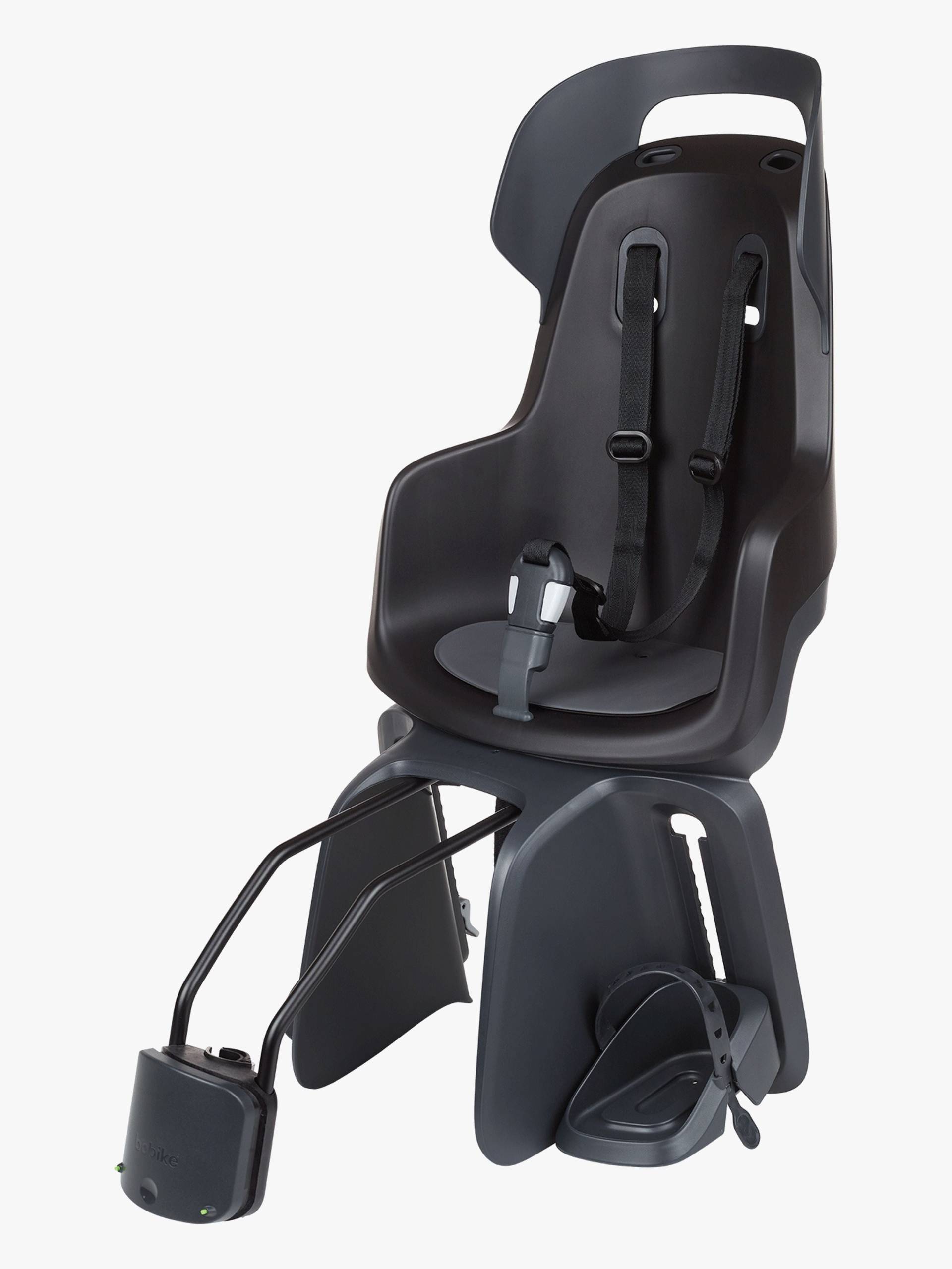 BoBike GO Maxi Frame Mount Fahrradsitz, Urban Black von BoBike