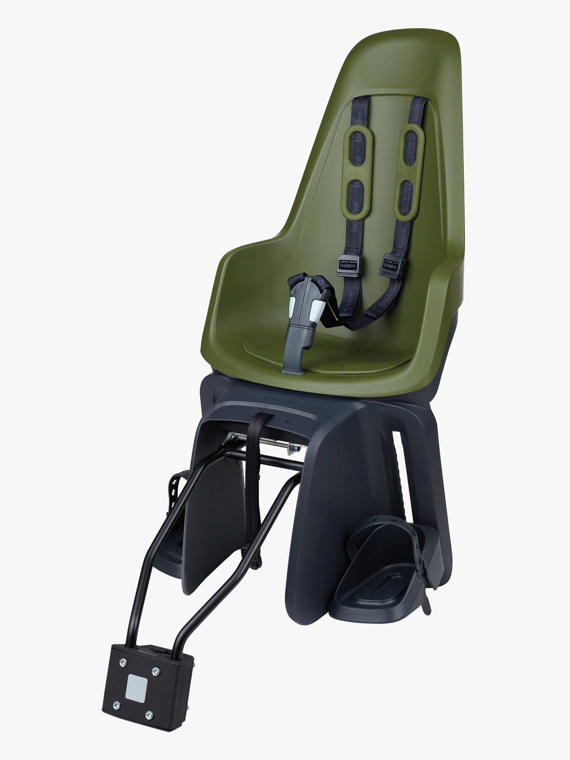 BoBike ONE Maxi Frame/Rack Mount Fahrradsitz, Olive Green von BoBike