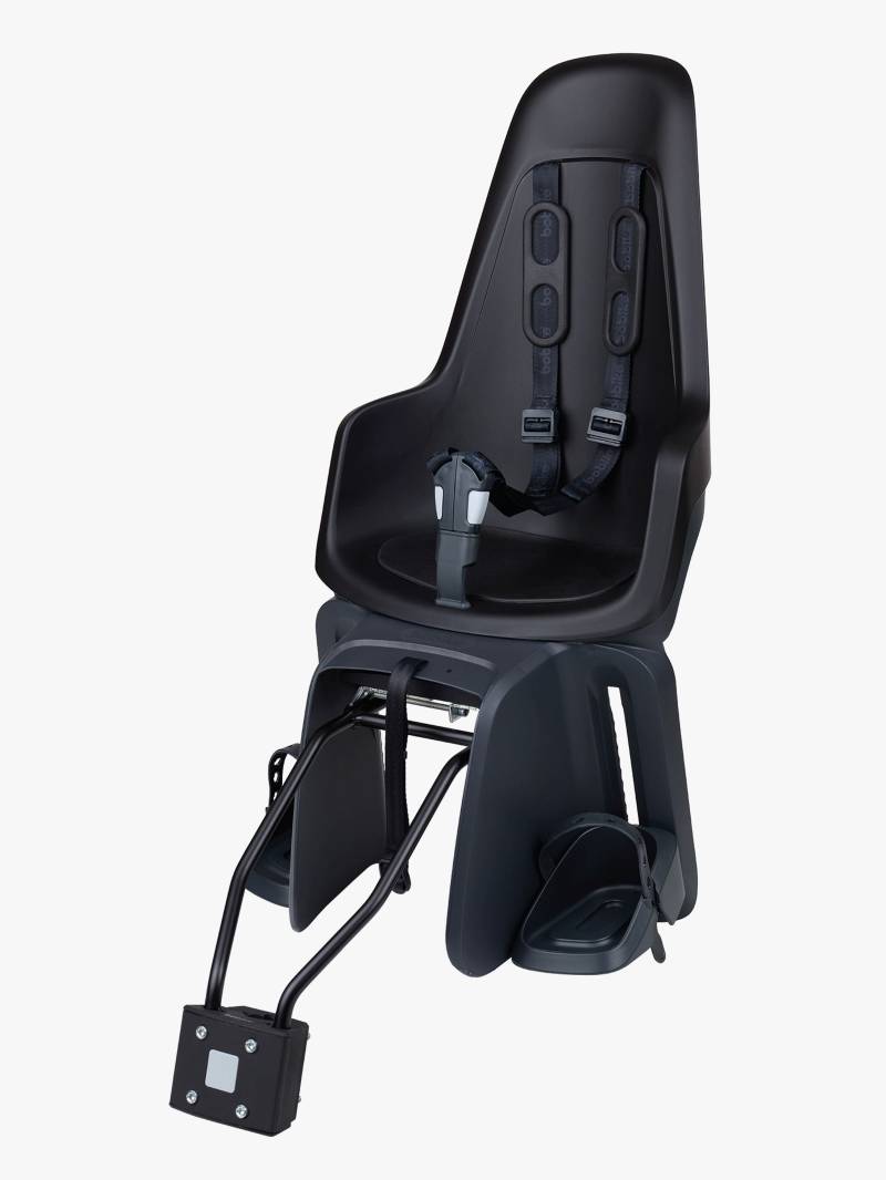 BoBike ONE Maxi Frame/Rack Mount Fahrradsitz, Urban Black von BoBike