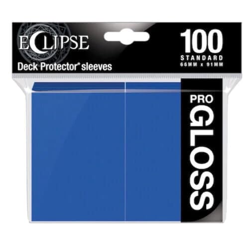 Ultra Pro E-15602 Eclipse Gloss Standardhüllen (100 Stück), Pacific Blue von Ultra Pro