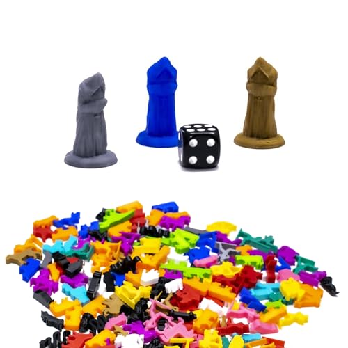BoardGameSet 10 stücke Priester Mönch Figuren | Brettspiel Figuren und Miniaturen Meeples für Tabletop RPGs Brettspiel Zubehör DND Ersatzspielsteine, grau BoardGameSet 10 stücke Priester Mönch Figuren | Brettspiel Figuren und Miniaturen Meeples für Tabletop RPGs Brettspiel Zubehör DND Ersatzspielsteine, grau von BoardGameSet