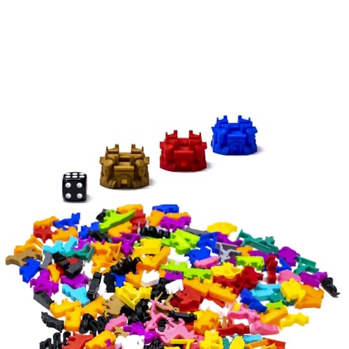 BoardGameSet 100 stücke Ägyptischer Tempel Miniatur | Miniaturen für Brettspiele, rosa von BoardGameSet