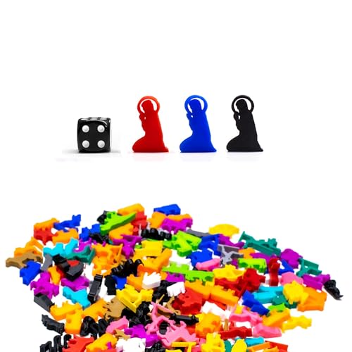 BoardGameSet 100 stücke Meeple Jesus Christus Figuren | Brettspiel Figuren und Miniaturen Meeples für Tabletop RPGs Brettspiel Zubehör DND Ersatzspielsteine, braun von BoardGameSet