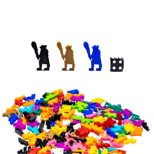 BoardGameSet 100 stücke Meeple Troll Figuren | Brettspiel Figuren und Meeples für Brettspiel Zubehör Tabletop RPGs Ersatzspielsteine DND, hellblau BoardGameSet 100 stücke Meeple Troll Figuren | Brettspiel Figuren und Meeples für Brettspiel Zubehör Tabletop RPGs Ersatzspielsteine DND, hellblau von BoardGameSet