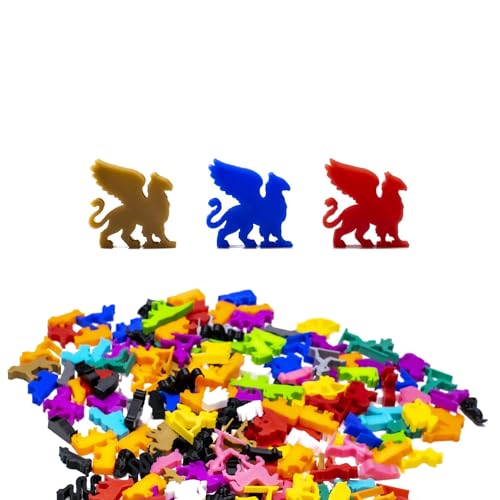 BoardGameSet 25 stück Griffin Meeple Figuren - Brettspiel Zubehör | Miniatur Meeples und Spielsteine für Brettspiele Brettspiel Zubehör Tabletop RPGs DND, rot BoardGameSet 25 stück Griffin Meeple Figuren - Brettspiel Zubehör | Miniatur Meeples und Spielsteine für Brettspiele Brettspiel Zubehör Tabletop RPGs DND, rot von BoardGameSet