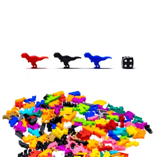 BoardGameSet 5 stücke Meeple Carnotaurus Dino Figuren | Miniaturen für Brettspiele, lila BoardGameSet 5 stücke Meeple Carnotaurus Dino Figuren | Miniaturen für Brettspiele, lila von BoardGameSet