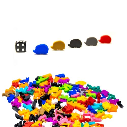 BoardGameSet 5 stücke Meeple Igel Figuren | Brettspiel-Figuren & Zubehör für Tabletop-RPGs, Strategiespiele, DND, Ersatzspielsteine, Silber BoardGameSet 5 stücke Meeple Igel Figuren | Brettspiel-Figuren & Zubehör für Tabletop-RPGs, Strategiespiele, DND, Ersatzspielsteine, Silber von BoardGameSet
