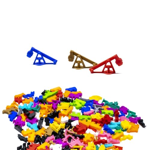 BoardGameSet 5 stücke Trebuchet Wargame Miniatur | Spiel Figuren & Erweiterung, hellblau von BoardGameSet