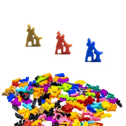 BoardGameSet 50 stück Blacksmith Meeple Figures | Board Game Pieces Accessories Meeples, gelb BoardGameSet 50 stück Blacksmith Meeple Figures | Board Game Pieces Accessories Meeples, gelb von BoardGameSet