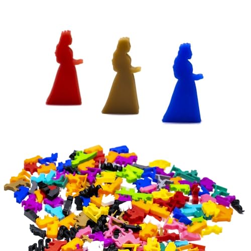 BoardGameSet 50 stück Queen Meeple Spielfigur - Brettspiel Zubehör | Brettspiel Zubehör und Meeples Miniaturen für Strategiespiele RPGs Ersatzspielsteine, Haut BoardGameSet 50 stück Queen Meeple Spielfigur - Brettspiel Zubehör | Brettspiel Zubehör und Meeples Miniaturen für Strategiespiele RPGs Ersatzspielsteine, Haut von BoardGameSet