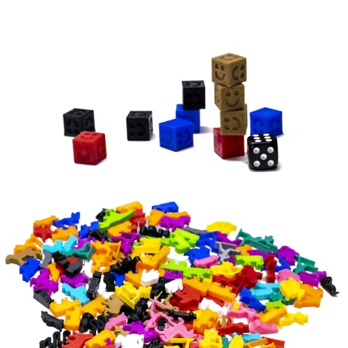 BoardGameSet 50 stücke BoardGameSet 50 stücke Smiley Würfel 12x12x12mm - Glücklich für Aufwertung von Brettspielpfiguren | Brettspiel Meeple & Zubehör, rot BoardGameSet 50 stücke BoardGameSet 50 stücke Smiley Würfel 12x12x12mm - Glücklich für Aufwertung von Brettspielpfiguren | Brettspiel Meeple & Zubehör, rot von BoardGameSet