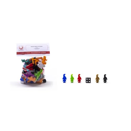 BoardGameSet | 5pcs ELF IMP -Goblin -Figuren | Brettspielzubehör, rot von BoardGameSet