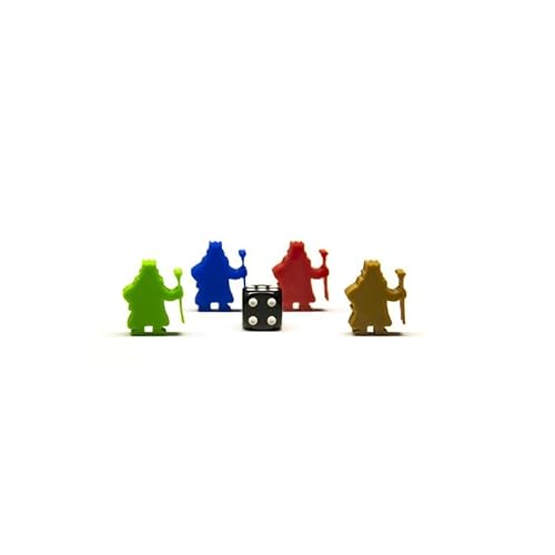 BoardGameset | 5pcs König Meeple Figuren | Brettspielstücke, schwarz von BoardGameSet