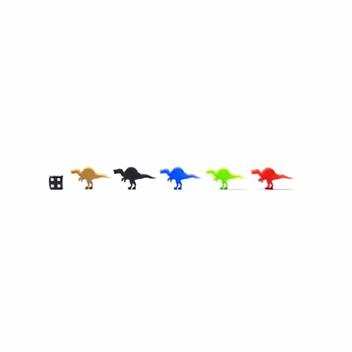 BoardGameset | 5pcs Spinosaurus Dinosaurierfiguren | Brettspielstücke, gelb von BoardGameSet