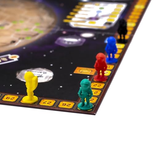 BoardGameSet Terraforming Mars Astronauten Miniaturen - Brettspiel Zubehör | Miniatur Meeples und Spielsteine für Brettspiele Brettspiel Zubehör Tabletop RPGs DND von BoardGameSet