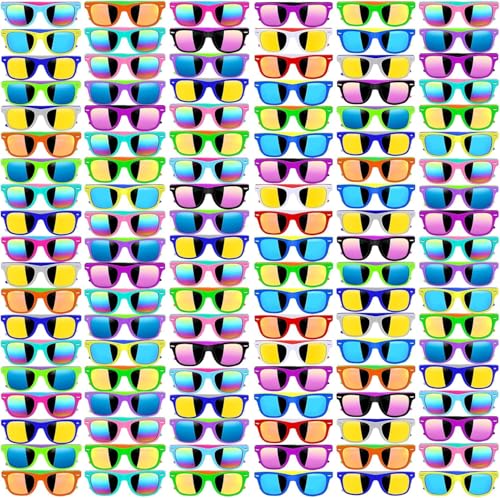 128 Pack KinderSonnenbrille Party Gefälligkeiten, 16 Farben Kinder Neon Sonnenbrille Bulk,Kinder Sonnenbrille Jungen Mädchen Eyewear Pack für Goody Bag Füller Sommer Strand Pool Geburtstagsparty 128 Pack KinderSonnenbrille Party Gefälligkeiten, 16 Farben Kinder Neon Sonnenbrille Bulk,Kinder Sonnenbrille Jungen Mädchen Eyewear Pack für Goody Bag Füller Sommer Strand Pool Geburtstagsparty von Boboeitody