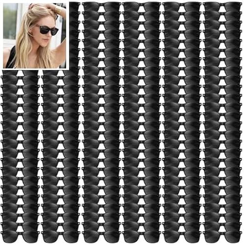 150 Stück Schwarze Party Sonnenbrille, Neon Sonnenbrille Vintage Sonnenbrillen Set Retro Lustige Party Brille für Strand Hochzeit Partypool Partyzubehör Geburtstagsparty Zubehör für Frauen Männer von Boboeitody
