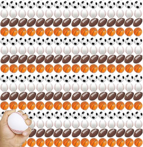 4-60 Stück Stressbälle, Mini Schaumstoffbälle,Schaum Antistressball,Sportbälle Klein,Fußball Basketball Tennis Baseball Stressbälle,Antistressball für Kinder Erwachsene Fußball Party (Mixed Ball, 20) 4-60 Stück Stressbälle, Mini Schaumstoffbälle,Schaum Antistressball,Sportbälle Klein,Fußball Basketball Tennis Baseball Stressbälle,Antistressball für Kinder Erwachsene Fußball Party (Mixed Ball, 20) von Boboeitody