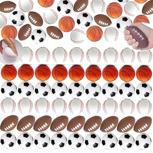 4 Stück Schaumstoffbälle, 6-8.6cm Stress Bälle, Mini Sportbälle, Antistressball 4 Styles , Stressabbau-Ballspielzeug, für Angstlinderung, Kinder und Erwachsene für Party-Zubehör 4 Stück Schaumstoffbälle, 6-8.6cm Stress Bälle, Mini Sportbälle, Antistressball 4 Styles , Stressabbau-Ballspielzeug, für Angstlinderung, Kinder und Erwachsene für Party-Zubehör von Boboeitody