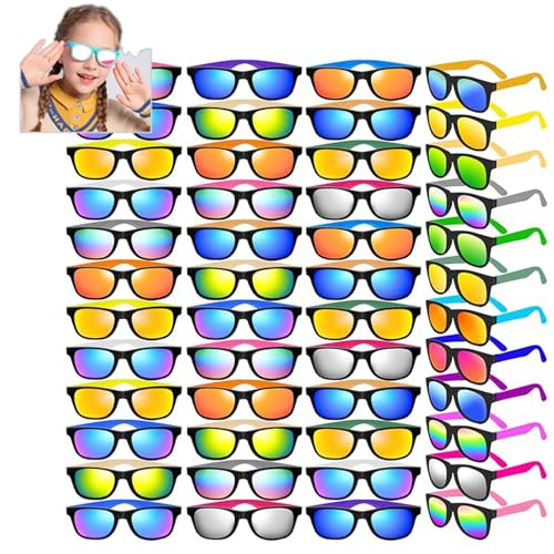 48/100/120 Stk Sonnenbrille Party Bevorzugung Bulk, Neon Sonnenbrille mit UV-Schutz für Erwachsene Kinder Sommer Pool Strand/Geschenke für Geburtstag Abschlussfeier Party Zubehör (16-Farben-Stil, 48) 48/100/120 Stk Sonnenbrille Party Bevorzugung Bulk, Neon Sonnenbrille mit UV-Schutz für Erwachsene Kinder Sommer Pool Strand/Geschenke für Geburtstag Abschlussfeier Party Zubehör (16-Farben-Stil, 48) von Boboeitody
