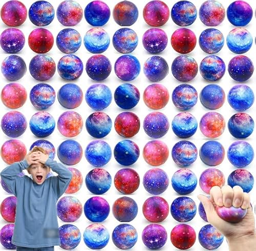 50 Stück Galaxy Stressbälle für Kinder, 5cm Schaumstoffbälle, Schaumstoff Tennisbälle mit Weltraum-Thema, tolles Spielzeug für Partygeschenke für Kinder Erwachsene für Party, Mitbringsel für Kinder 50 Stück Galaxy Stressbälle für Kinder, 5cm Schaumstoffbälle, Schaumstoff Tennisbälle mit Weltraum-Thema, tolles Spielzeug für Partygeschenke für Kinder Erwachsene für Party, Mitbringsel für Kinder von Boboeitody