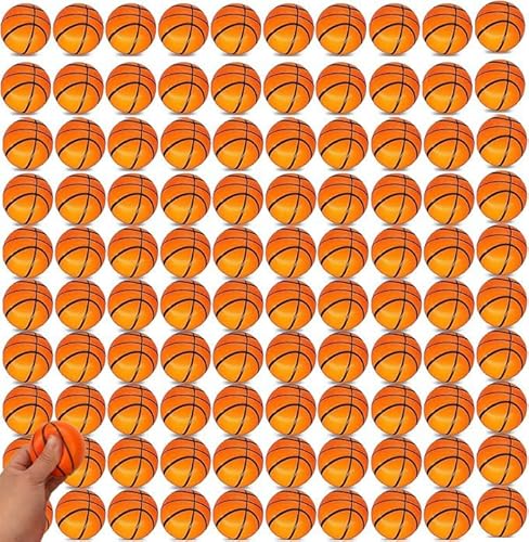 5Pcs Stressbälle, Mini Basketball, 5cm Mini-Stress-Übungsbälle,Antistressball,Mini Stressbälle Schaumstoff-Anti-Stress-Bälle,Softbälle,Basketball-Stressbälle,Anti-Stress-Bälle (Basketball 5CM, 30) von Boboeitody