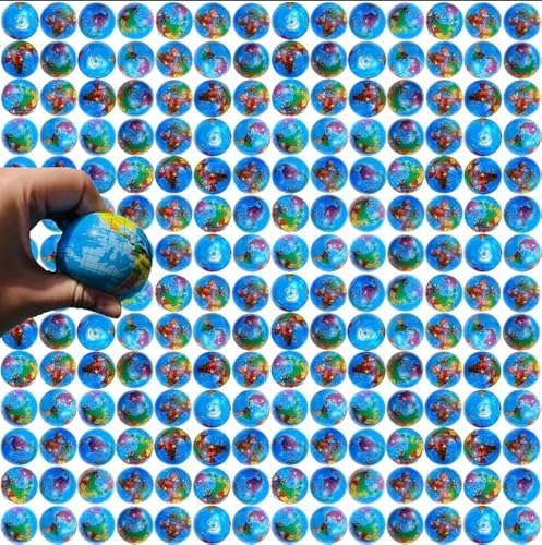 6 Stück Stressball Globus Klein Antistressball Weltkugel 5CM Knautschball Weltkarte Knetball Stress Relief Knetball für Kinder Erwachsene Stresserleichterung Spiele Ausbildung ﻿ (Erde 5cm, 6) von Boboeitody