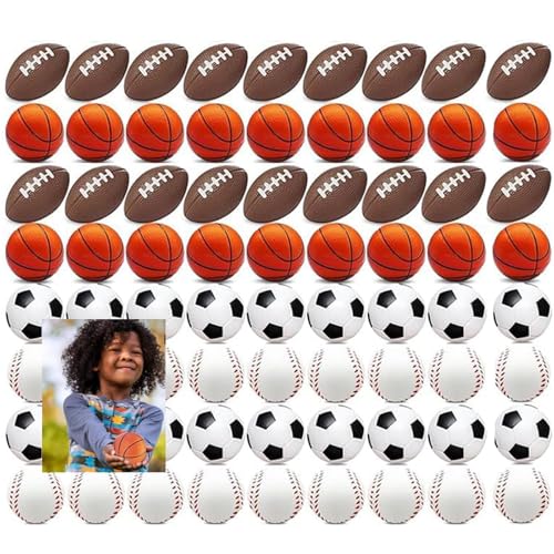 60 Stück Schaumstoffbälle, 4 Stile,Stress Bälle,Mini Sportbälle,Antistressball für Schaum,Stressabbau-Ballspielzeug, Geburtstagsparty Geschenke, Kinder und Erwachsene für Party Verschiedene Ballstile 60 Stück Schaumstoffbälle, 4 Stile,Stress Bälle,Mini Sportbälle,Antistressball für Schaum,Stressabbau-Ballspielzeug, Geburtstagsparty Geschenke, Kinder und Erwachsene für Party Verschiedene Ballstile von Boboeitody