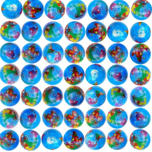 60 Stück Strand Stress Bälle Bulk 6.35CM Mini Relief Stress Ball Pu Schaum Squeezy Bälle Sommer Schwimmbad Spiel Spielzeug Regenbogen Beach Ball für Geburtstagsparty Bevorzugung (Erdball 6.35CM, 60) 60 Stück Strand Stress Bälle Bulk 6.35CM Mini Relief Stress Ball Pu Schaum Squeezy Bälle Sommer Schwimmbad Spiel Spielzeug Regenbogen Beach Ball für Geburtstagsparty Bevorzugung (Erdball 6.35CM, 60) von Boboeitody