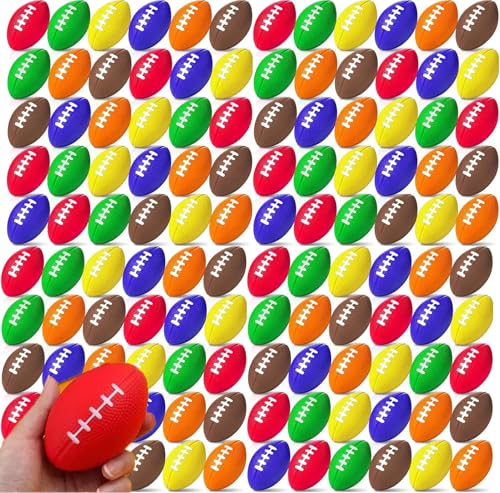 6pc Schaumstoffbälle, Stress Bälle, Mini Sportbälle, Antistressball für Schaum, Stressabbau-Ballspielzeug, Geburtstagsparty-Geschenke, Kinder Erwachsene für Party-Verschiedene Ballstile von Boboeitody