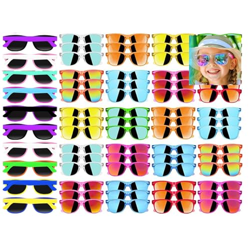 84 Stk Kinder Sonnenbrillen,12 Farben Kinder durchsichtige Sonnenbrille Bulk Mit UV 400 Schutz, Partyzubehör für Sommer, Strand, Poolparty, Karneval,Geburtstagsfeier Outdoor Aktivität für Alter 3-15 84 Stk Kinder Sonnenbrillen,12 Farben Kinder durchsichtige Sonnenbrille Bulk Mit UV 400 Schutz, Partyzubehör für Sommer, Strand, Poolparty, Karneval,Geburtstagsfeier Outdoor Aktivität für Alter 3-15 von Boboeitody