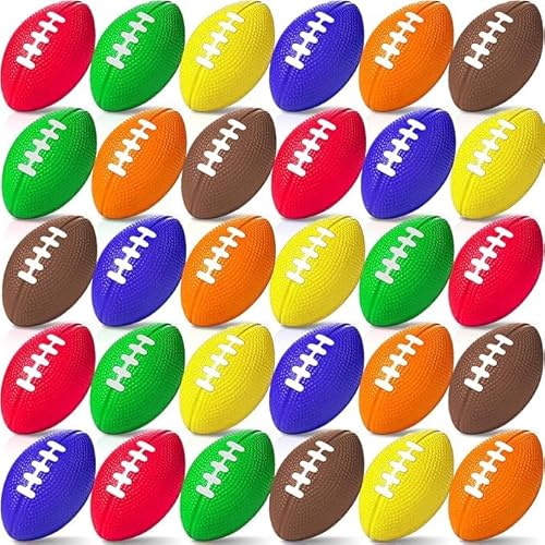 96 Stück Fußball Sports Stress Ball Bulk Bunte SchaumstoffSports Ball Kinder Erwachsene Fußball Sports Party Gunst Ball kleine entspannende Bälle für Schule Karneval Belohnung Party Tasche 96 Stück Fußball Sports Stress Ball Bulk Bunte SchaumstoffSports Ball Kinder Erwachsene Fußball Sports Party Gunst Ball kleine entspannende Bälle für Schule Karneval Belohnung Party Tasche von Boboeitody