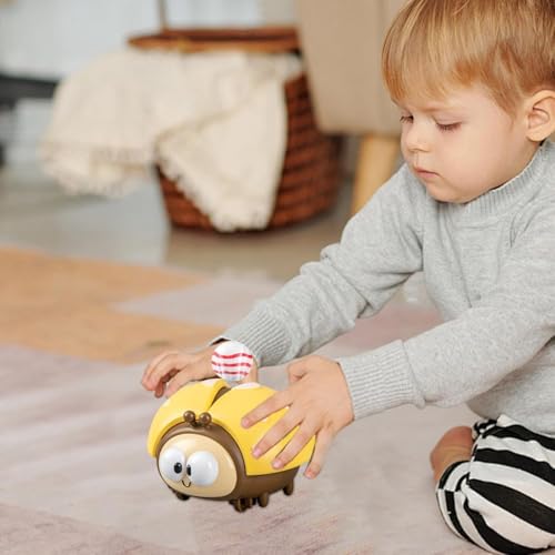 Marienkäfer Luftballon Spielzeug, 9.5 X 8.5 X 7cm Ballblasspiel, Marienkäfer Spielzeug, Sinnesspiele Kinder, Marienkäfers Ball Spielzeugs, Süßes Sinnesspielzeug Für Zuhause, Kindergarten (Yellow) von Boboeitody