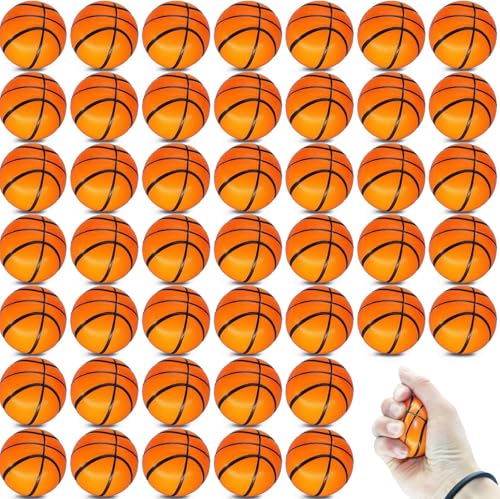 Mini Basketball Stress Bälle 96 Pcs 5cm für Kinder Erwachsene Kleine Basketball Party Bevorzugungen Schaum Sport Ball Squeeze Ball Angst Stress Relief für Geburtstag Party Tasche Geschenk Füller Mini Basketball Stress Bälle 96 Pcs 5cm für Kinder Erwachsene Kleine Basketball Party Bevorzugungen Schaum Sport Ball Squeeze Ball Angst Stress Relief für Geburtstag Party Tasche Geschenk Füller von Boboeitody