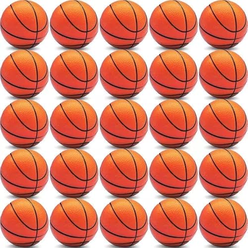 Mini-Basketball-Stressbälle, 60Stück Mini Basketball für Kinder Erwachsene,6.35cm Sportbälle Basketball-Stressbälle,Kleine Basketball Stress Bälle für Geburtstag Party Geschenk Füller Schule Belohnung Mini-Basketball-Stressbälle, 60Stück Mini Basketball für Kinder Erwachsene,6.35cm Sportbälle Basketball-Stressbälle,Kleine Basketball Stress Bälle für Geburtstag Party Geschenk Füller Schule Belohnung von Boboeitody
