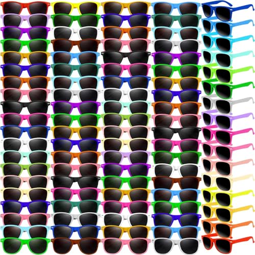 Partybrillen Set, 120 Pack 20 Farbe Neon Sonnenbrillen für Kinder & Erwachsene,Neon Sonnenbrille Party Gefälligkeiten Bulk für Geburtstag Party Zubehör,Strand,Pool Party Bevorzugungen,Goody Bag Partybrillen Set, 120 Pack 20 Farbe Neon Sonnenbrillen für Kinder & Erwachsene,Neon Sonnenbrille Party Gefälligkeiten Bulk für Geburtstag Party Zubehör,Strand,Pool Party Bevorzugungen,Goody Bag von Boboeitody