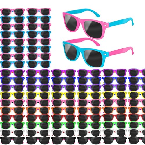Partybrillen Set, 50 Stück Kinder Sonnenbrillen Neon Jungen Mädchen Kinder Party Favor Taschenfüller Strand Pool Geburtstagsfeier/Jungen Mädchen Geburtstagsparty Zubehör 12 Farben (12 Farben, 24) Partybrillen Set, 50 Stück Kinder Sonnenbrillen Neon Jungen Mädchen Kinder Party Favor Taschenfüller Strand Pool Geburtstagsfeier/Jungen Mädchen Geburtstagsparty Zubehör 12 Farben (12 Farben, 24) von Boboeitody