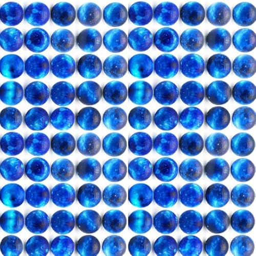 Stress Balll,Galaxy Stressbälle 5-50 Stück 6.3cm, Squeeze Anxiety Fidget Sensory Balls für Kinderund Erwachsene mit Weltraum-Thema, tolles Spielzeug für Partygeschenke (Blau 6.35cm/2.5 Zoll, 40) von Boboeitody