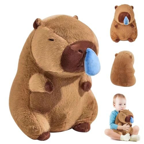 Bocguy 25cm Capybara Plüschtier, Capybara Kuscheltier, Niedlichen Capybara Plushies mit eine einziehbare Nase, Simulation Capybara Plüschtier Für Mädchen Und Jungen, Kinder Plüschtier Bocguy 25cm Capybara Plüschtier, Capybara Kuscheltier, Niedlichen Capybara Plushies mit eine einziehbare Nase, Simulation Capybara Plüschtier Für Mädchen Und Jungen, Kinder Plüschtier von Bocguy