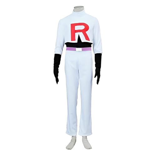 James Kostüm Erwachsene, Team Rocket Kostüm, Anime Kostüm, Cosplay Kostüm (L, James Herren) von Bocguy