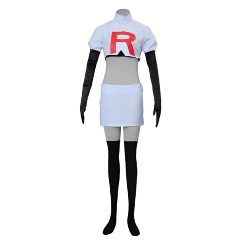 Jesse Kostüm Erwachsene, Team Rocket Kostüm, Anime Kostüm, Cosplay Kostüm (L, Jesse Damen) von Bocguy