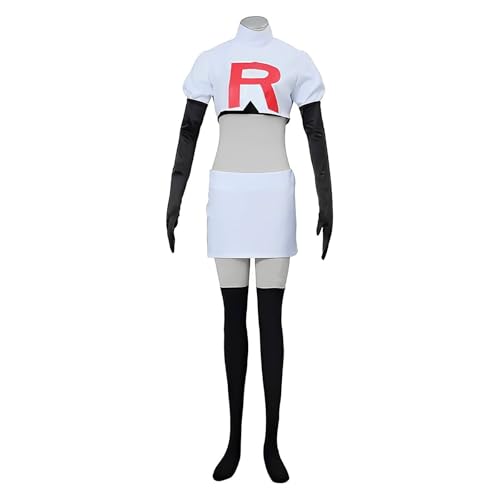 Jesse Kostüm Erwachsene, Team Rocket Kostüm, Anime Kostüm, Cosplay Kostüm (M, Jesse Damen) von Bocguy