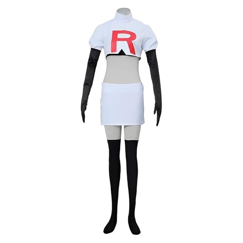 Jesse Kostüm Erwachsene, Team Rocket Kostüm, Anime Kostüm, Cosplay Kostüm (XXL, Jesse Damen) von Bocguy