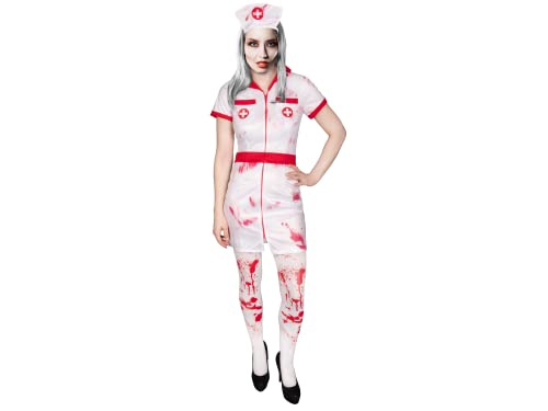 Bock op Kölle Krankenschwester Kostüm Blut, Halloween Karneval, versch. Größen - TOP (XS-S) von Bock op Kölle