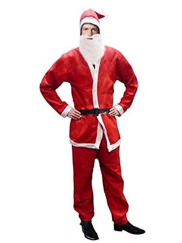Bock op Kölle Nikolauskostüm 5 teilig, Weihnachtsmann Kostüm Santa Claus für Erwachsene von Bock op Kölle