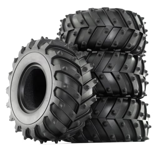 Boddceto 4 Stück 1/10 Felgen 128 mm -Truck-Reifen für SCX10 //für/Upgrade-Teile Boddceto 4 Stück 1/10 Felgen 128 mm -Truck-Reifen für SCX10 //für/Upgrade-Teile von Boddceto