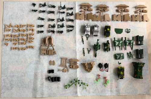100PCS Militär Soldaten Figuren Spielzeug Armee Männer Basisset einschließlich Plastik Armee Männer Action Figuren und Zubehör mit Handtasche für Kid Boy Mädchen Kleinkind 100PCS Militär Soldaten Figuren Spielzeug Armee Männer Basisset einschließlich Plastik Armee Männer Action Figuren und Zubehör mit Handtasche für Kid Boy Mädchen Kleinkind von Boderam