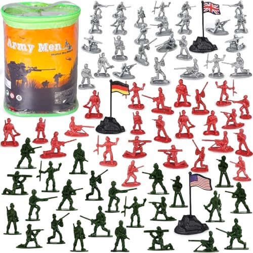 Boderam 300PCS Armee Männer Spielzeug für Jungen, Plastik Soldaten Armee Jungs Militär Soldat Kampf Spielset Kleine Action Figuren Spielzeug für Kinder Mädchen von Boderam