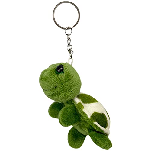 Bodhi2000 Plüschtiere weicher niedlicher Plüsch-Anhänger grün dekorative Schildkröte gefüllt Plüsch Schlüsselanhänger Ornament Plushie Geschenke für Jungen Mädchen Kinder - Grün von Bodhi2000