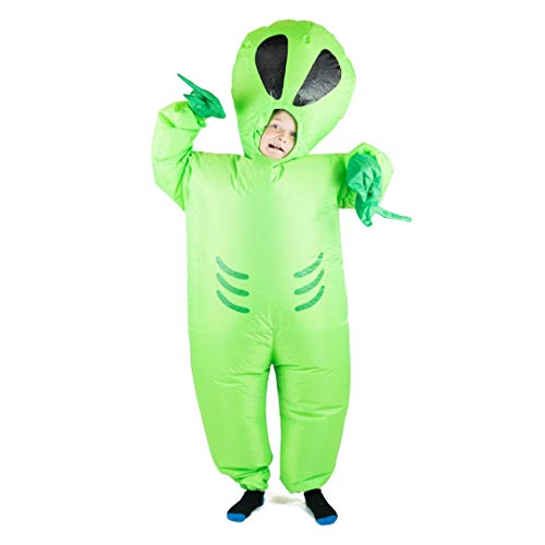 Bodysocks® Aufblasbares Alien Kostüm für Kinder von Bodysocks